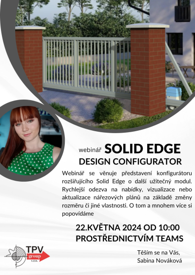 Solid Edge Design Configurator webinář