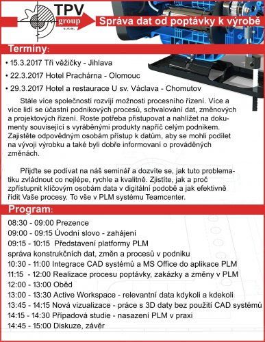 Přehled seminářů JARO 2017