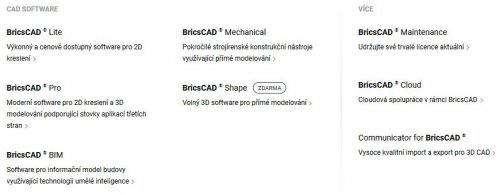 BricsCAD V21 CZ - sleva prodloužena do 23.12.2020