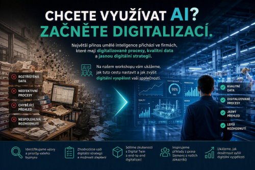Chcete využívat AI? Začněte digitalizací - PRAHA 26.08.2026