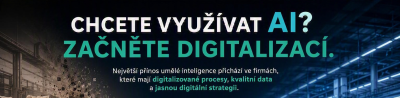 Chcete využívat AI? Začněte digitalizací - PRAHA 26.08.2026