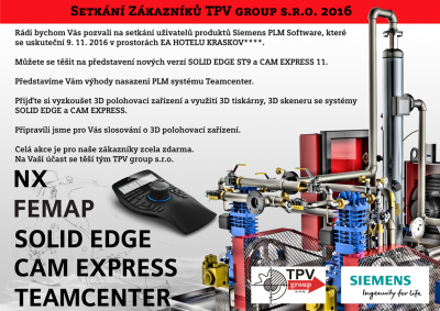 Setkání uživatelů TPV group s.r.o.