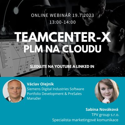 19.7.2023 Webinář Teamcenter X: PLM na cloudu